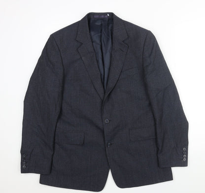 Mens UK Size 40 Hammond & CO Regular Blue Suit Jacket