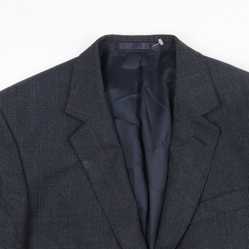 Mens UK Size 40 Hammond & CO Regular Blue Suit Jacket