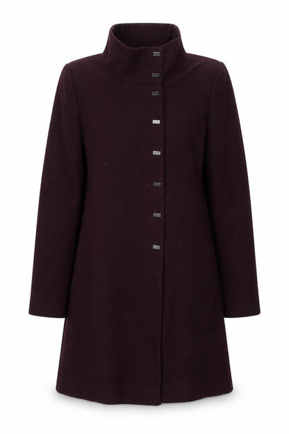 Womens UK Size 14 Debenhams Purple Overcoat