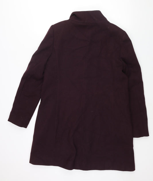 Womens UK Size 14 Debenhams Purple Overcoat
