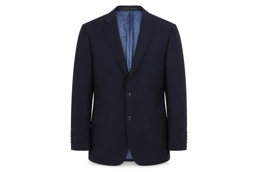 Mens UK Size 40 Marks and Spencer Regular Blue Suit Jacket