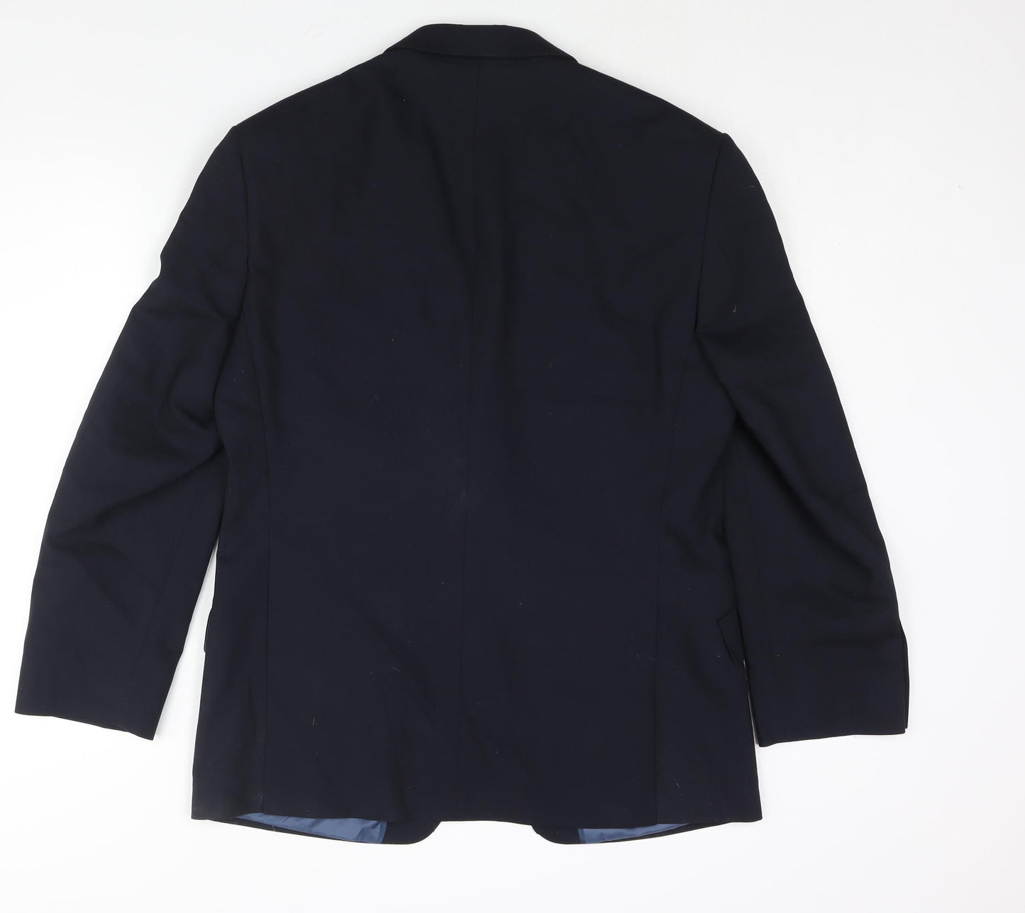 Mens UK Size 40 Marks and Spencer Regular Blue Suit Jacket