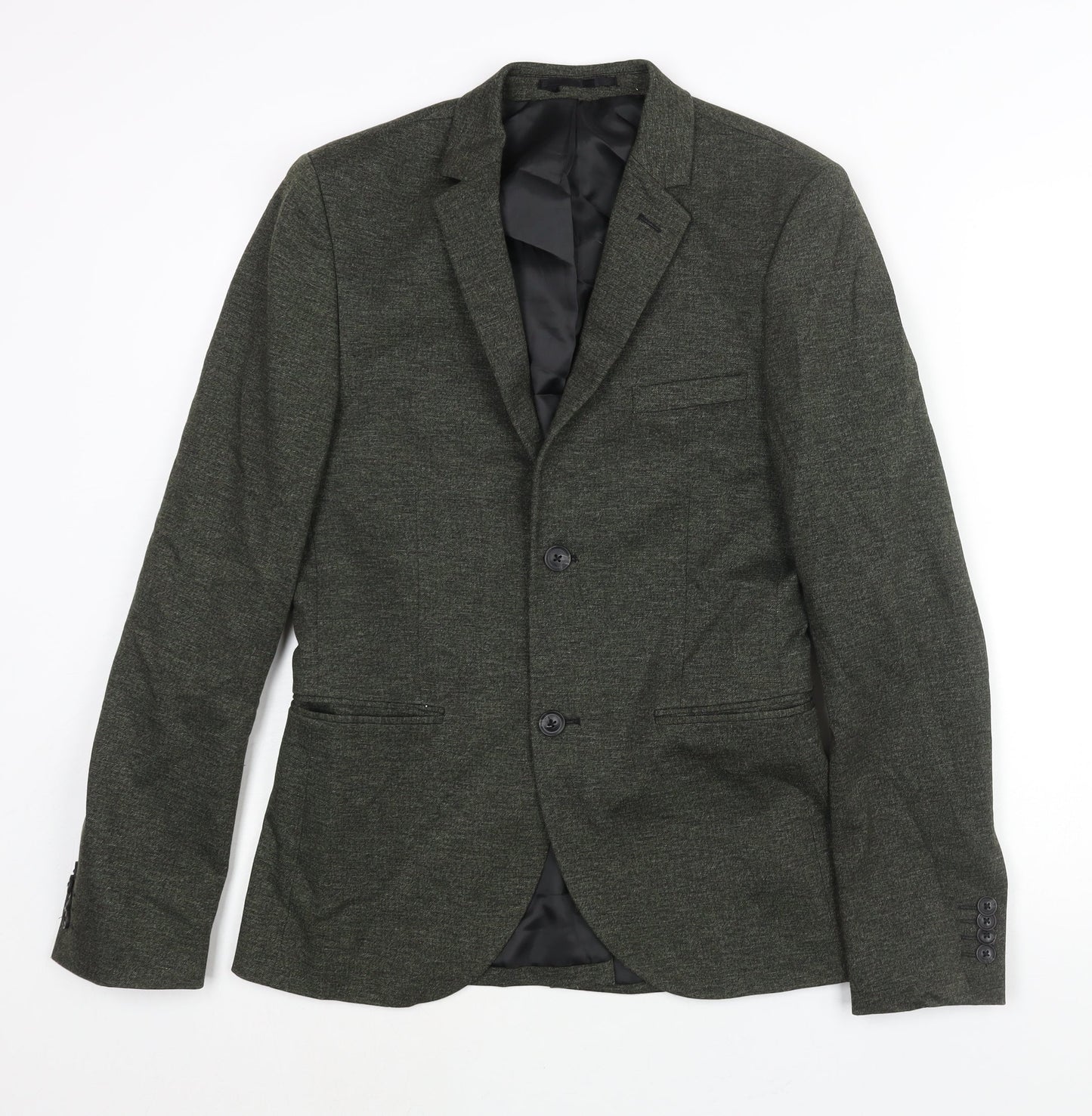 Mens UK Size 36 Topman Regular Green Suit Jacket