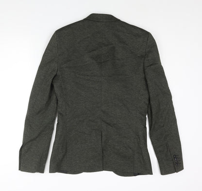 Mens UK Size 36 Topman Regular Green Suit Jacket