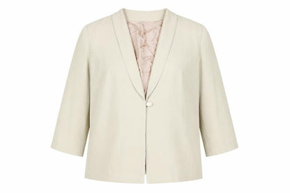 Womens UK Size 20 Roman Beige Jacket