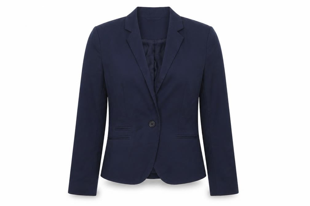 Womens UK Size 10 H&M Regular Blue Suit Jacket