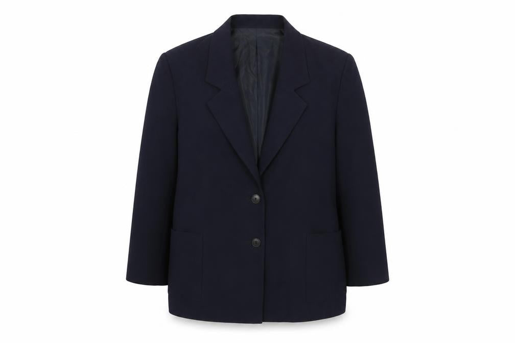 Womens UK Size 18 Essentials Regular Blue Suit Jacket