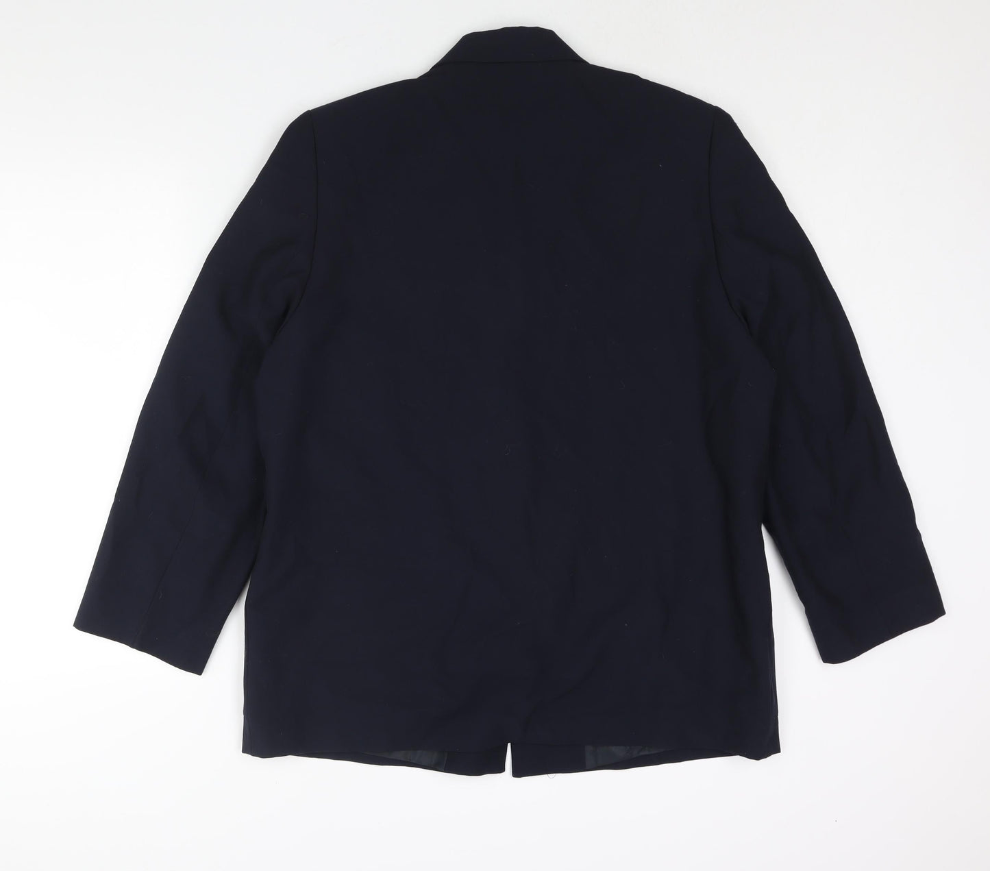 Womens UK Size 18 Essentials Regular Blue Suit Jacket