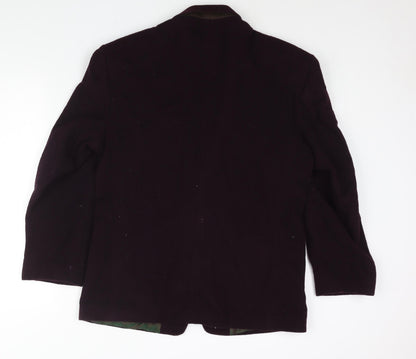 Mens UK Size 40 Nico Purple Jacket