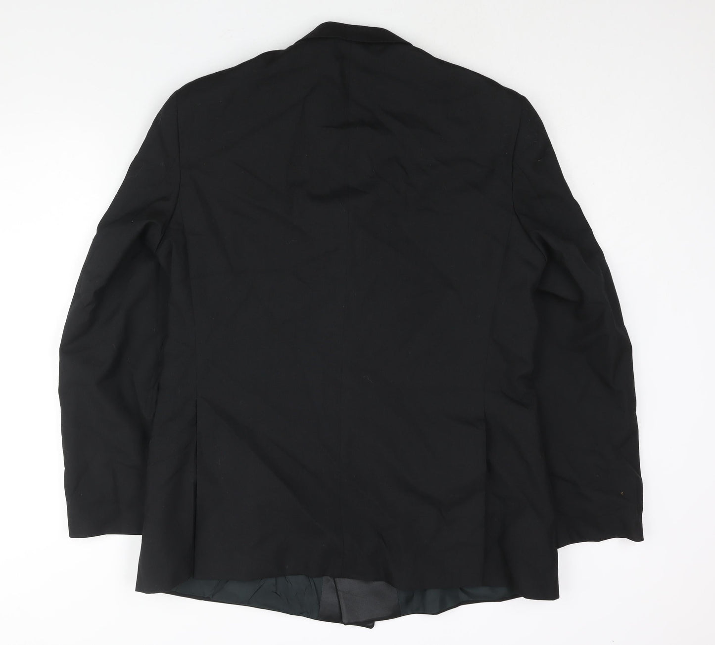 Mens UK Size 42 Hector James Regular Black Suit Tuxedo