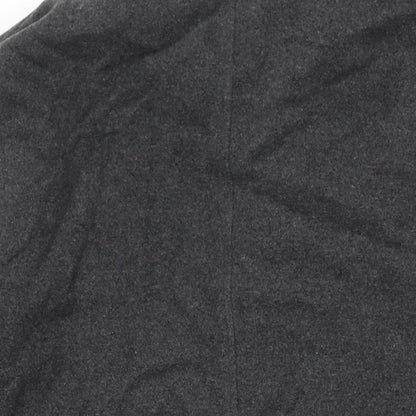 Mens UK Size L Cotton Traders Grey Pea Coat
