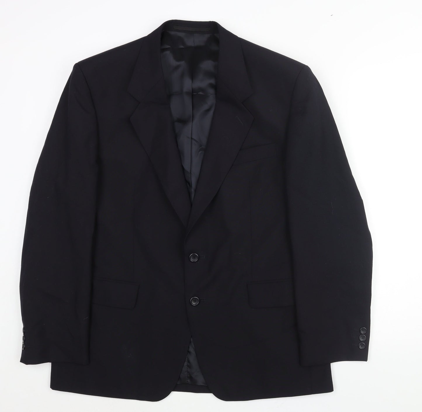 Mens UK Size 42 Varteks Regular Black Suit Jacket