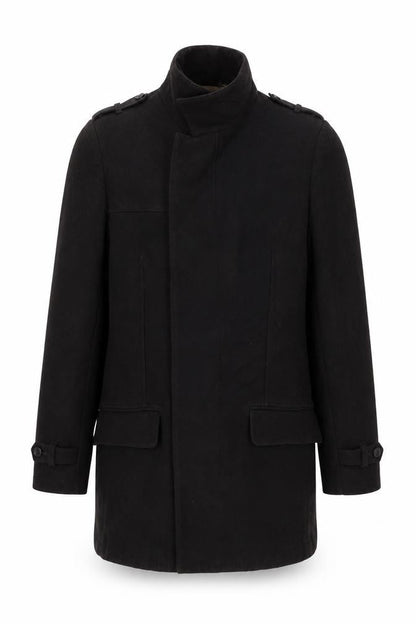Mens UK Size M Linea Brown Pea Coat