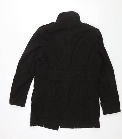 Mens UK Size M Linea Brown Pea Coat