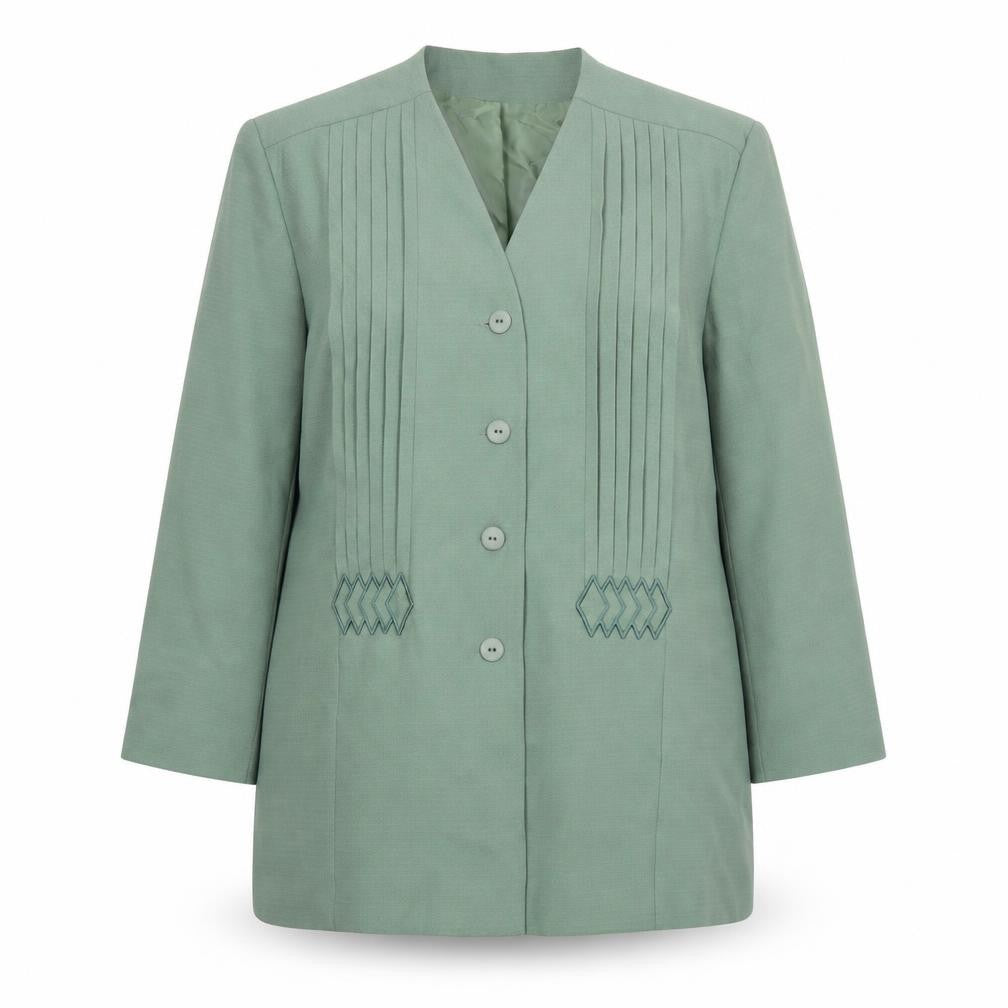 Womens UK Size 20 Fashion Extra Green Jacket