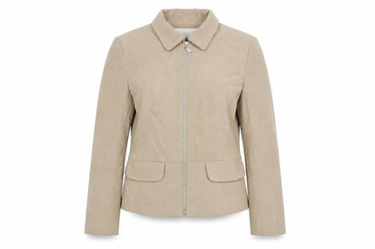 Womens UK Size 10 AMARANTO Beige Jacket