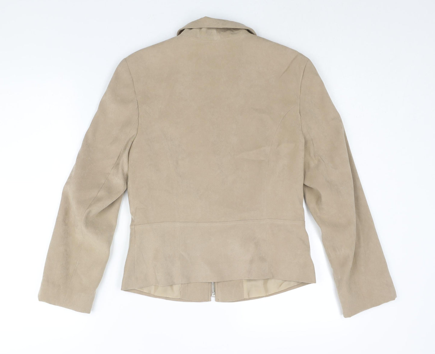 Womens UK Size 10 AMARANTO Beige Jacket
