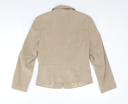 Womens UK Size 10 AMARANTO Beige Jacket