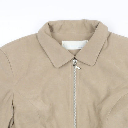 Womens UK Size 10 AMARANTO Beige Jacket