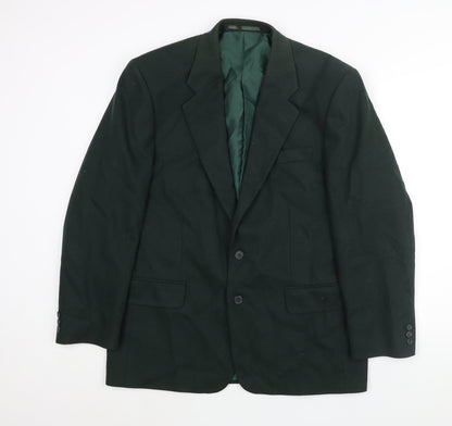 Mens UK Size 40 Burton Regular Green Suit Jacket