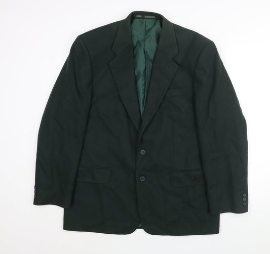 Mens UK Size 40 Burton Regular Green Suit Jacket
