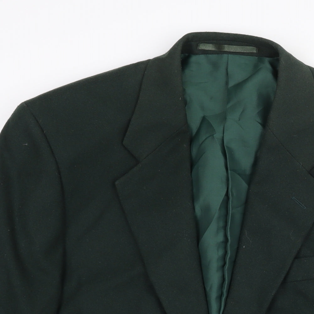 Mens UK Size 40 Burton Regular Green Suit Jacket