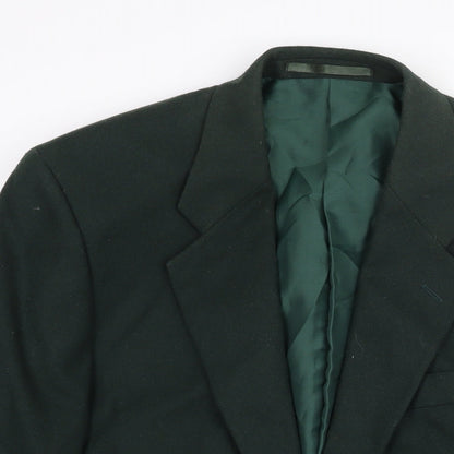 Mens UK Size 40 Burton Regular Green Suit Jacket