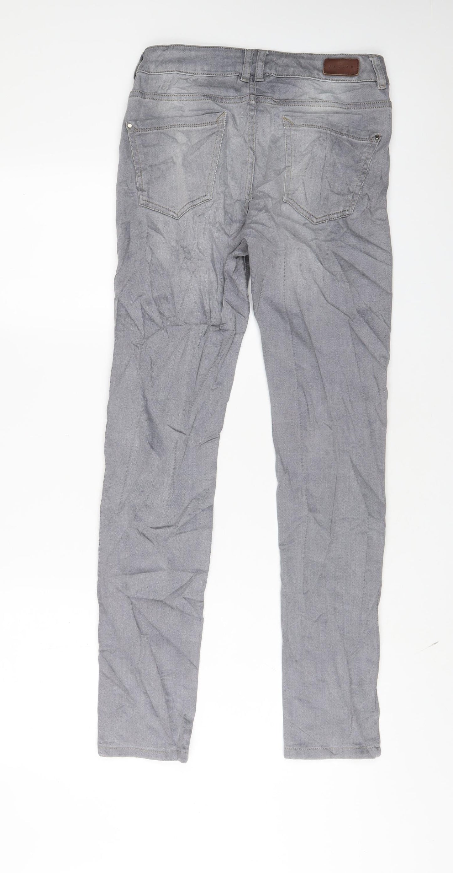 Mens UK Size 26 in Richmond Slim Fit Straight Grey Jeans