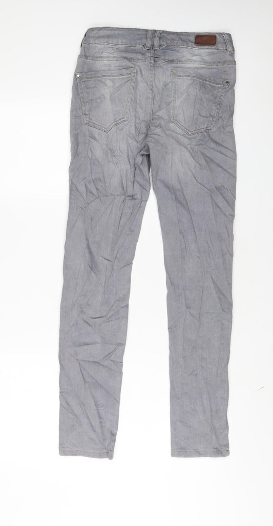 Mens UK Size 26 in Richmond Slim Fit Straight Grey Jeans