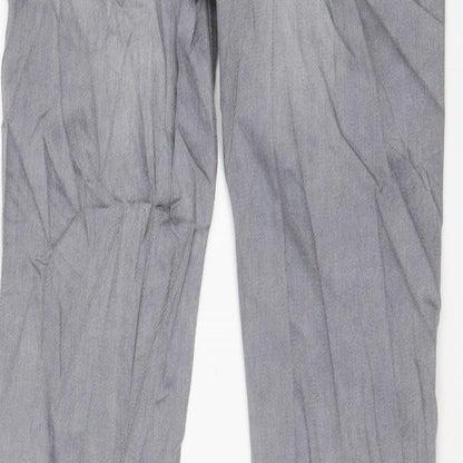Mens UK Size 26 in Richmond Slim Fit Straight Grey Jeans