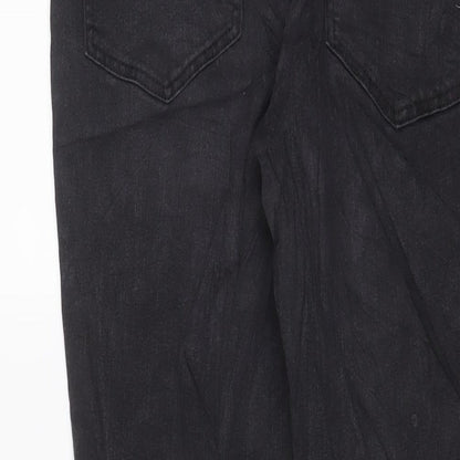 Womens UK Size 16 H&M Regular Fit Skinny Grey Jeans