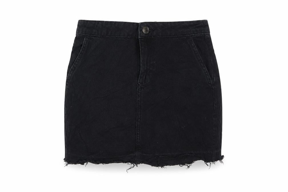 Womens UK Size XS BDG A-Line Denim Skirt