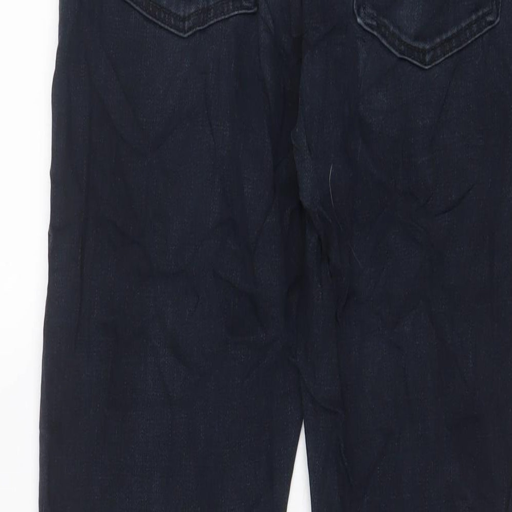 Uniqlo Womens Black Cotton Skinny Jeans Size 28 in L26 in Regular Zip