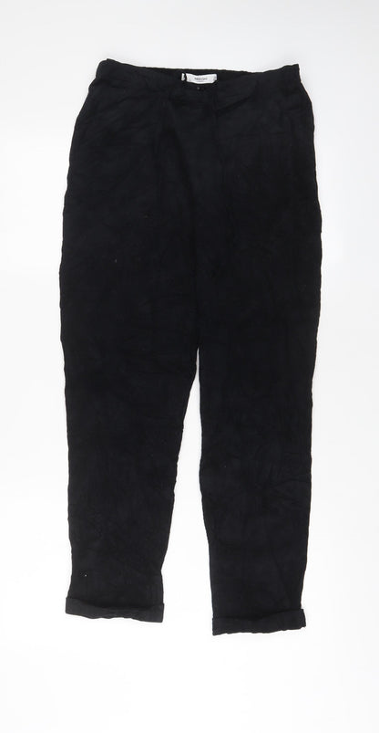 Womens UK Size S Mango Regular Fit  Blue Trousers