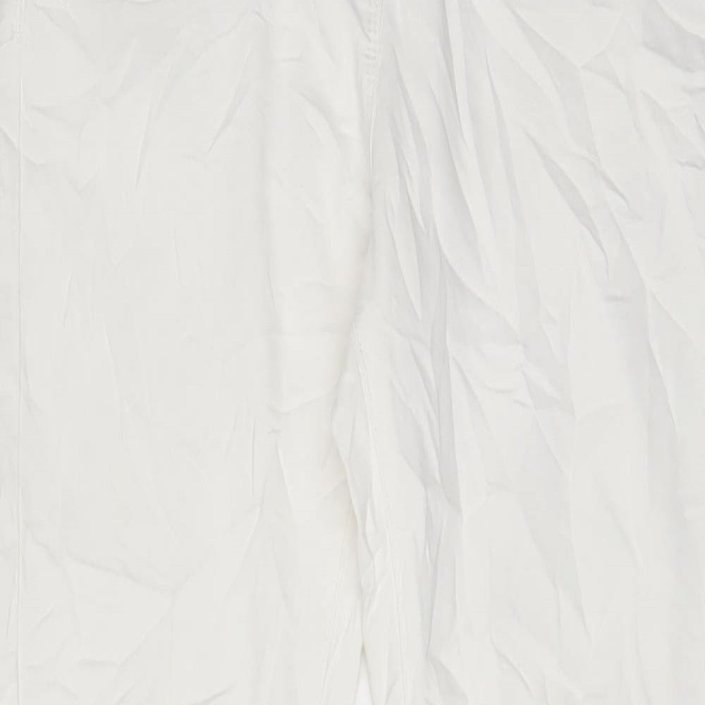 Womens UK Size 14 Marks and Spencer Regular Fit Skinny White Jeans