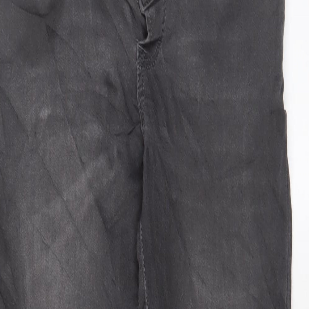 Blooming Marvellous Womens Grey Cotton Skinny Jeans Size 10 L29 in Regular Button