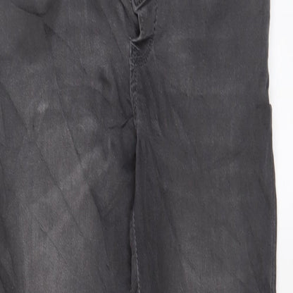 Blooming Marvellous Womens Grey Cotton Skinny Jeans Size 10 L29 in Regular Button