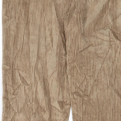 Womens UK Size 10 Stradivarius Regular Fit  Beige Trousers
