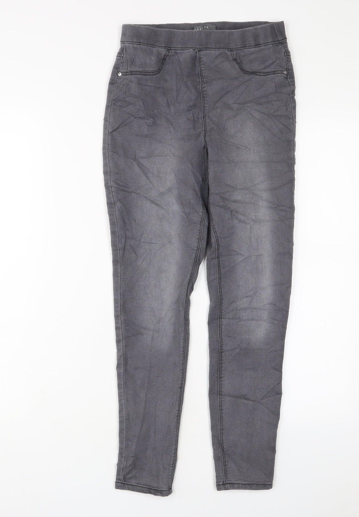 Womens UK Size 6 Papaya Regular Fit Jegging Grey Jeans