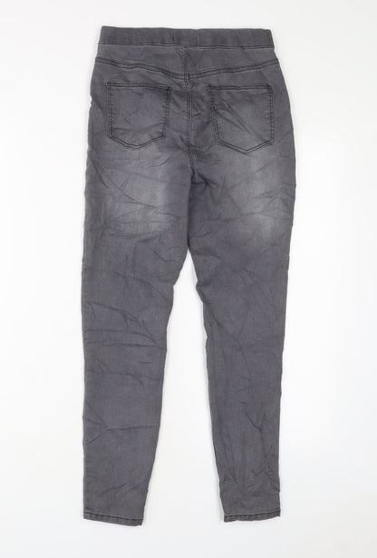 Womens UK Size 6 Papaya Regular Fit Jegging Grey Jeans