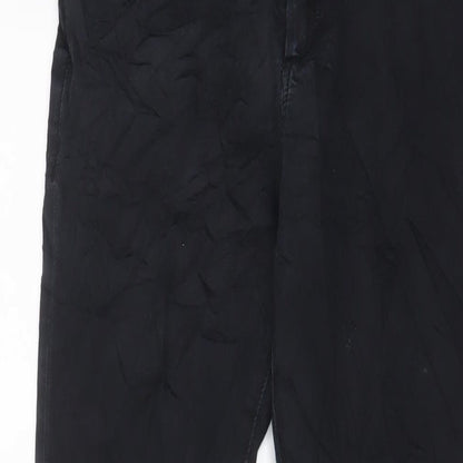 Topshop Womens Black Cotton Skinny Jeans Size 30 in L30 in Regular Zip