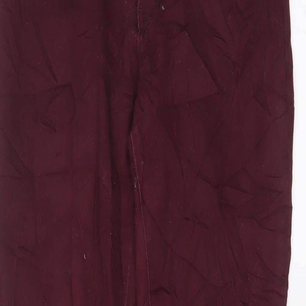 Womens UK Size 10 H&M Regular Fit Skinny Red Jeans