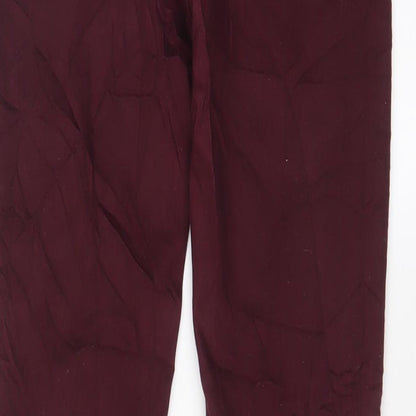 Womens UK Size 10 H&M Regular Fit Skinny Red Jeans