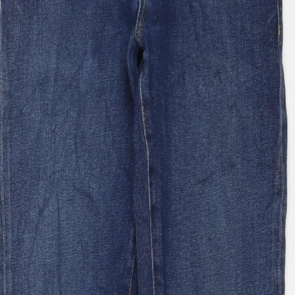 J.Lindeberg Mens Blue Cotton Straight Jeans Size 31 in L32 in Regular Zip