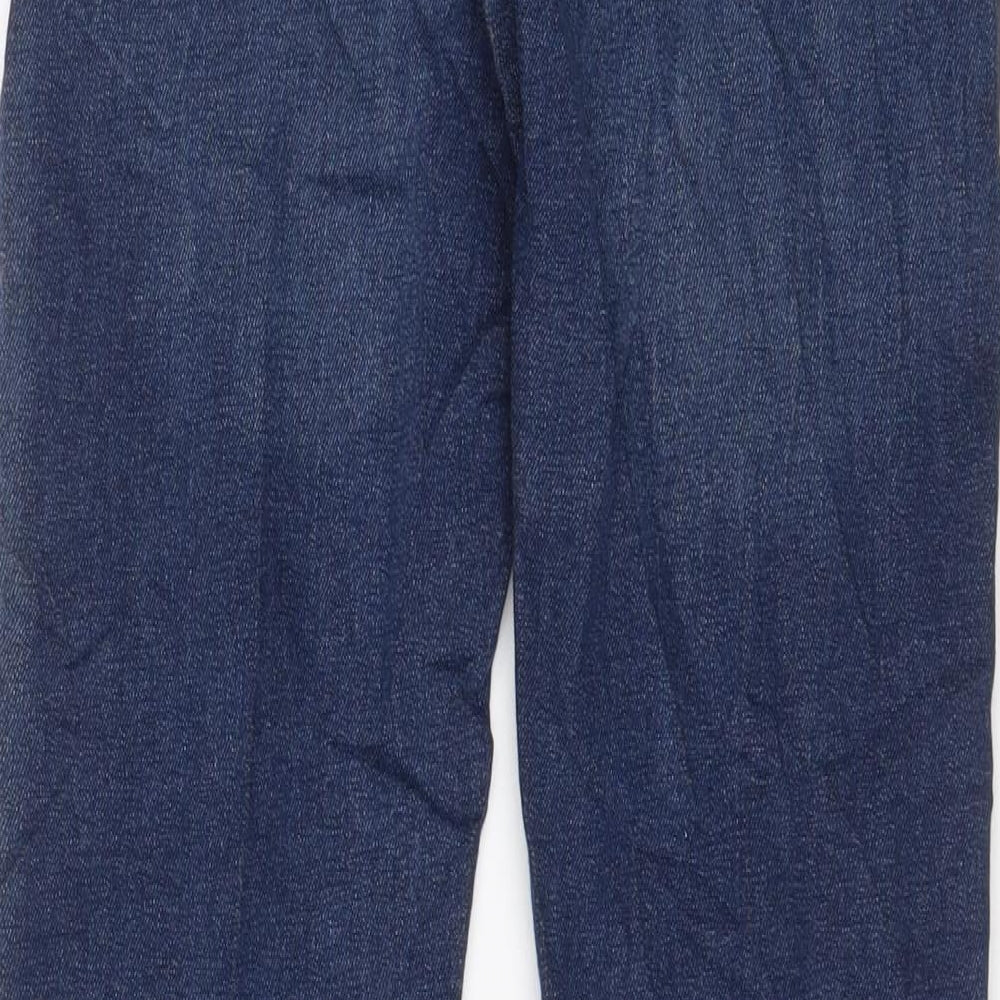J.Lindeberg Mens Blue Cotton Straight Jeans Size 31 in L32 in Regular Zip