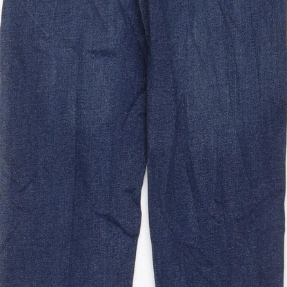 J.Lindeberg Mens Blue Cotton Straight Jeans Size 31 in L32 in Regular Zip