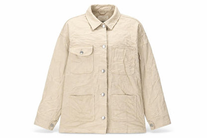 Monki Womens Beige Jacket Size S Button
