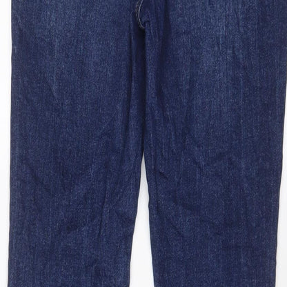 Queen Hearts Womens Blue Cotton Skinny Jeans Size M L29 in Regular Zip