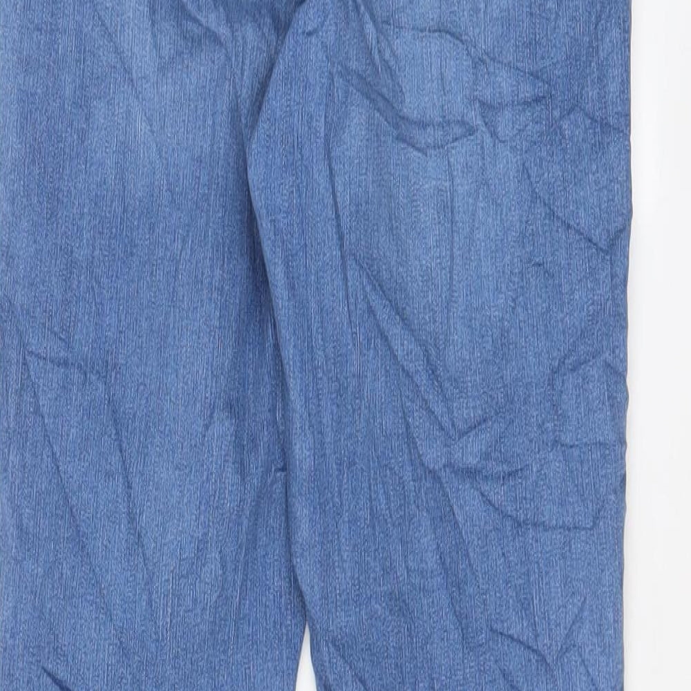 Topshop Womens Blue Cotton Skinny Jeans Size 12 L27 in Regular - Maturnity
