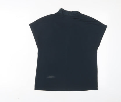 Womens UK Size S H&M Green Basic T-Shirt
